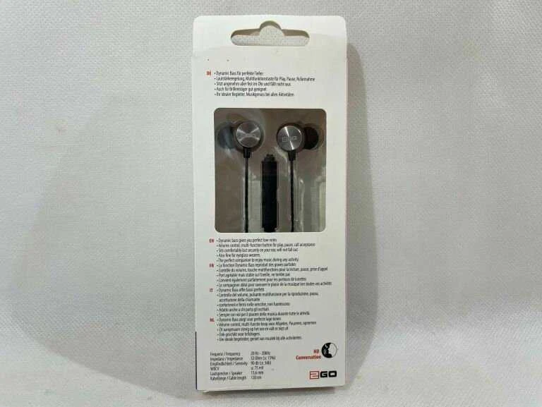 2GO In-Ear Stereo Ausinės "Deluxe" - juodos spalvos