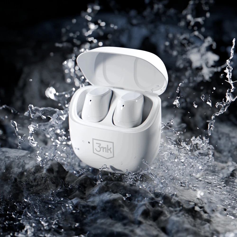 Ausinės 3mk BlitzBuds BT 6.0 balta