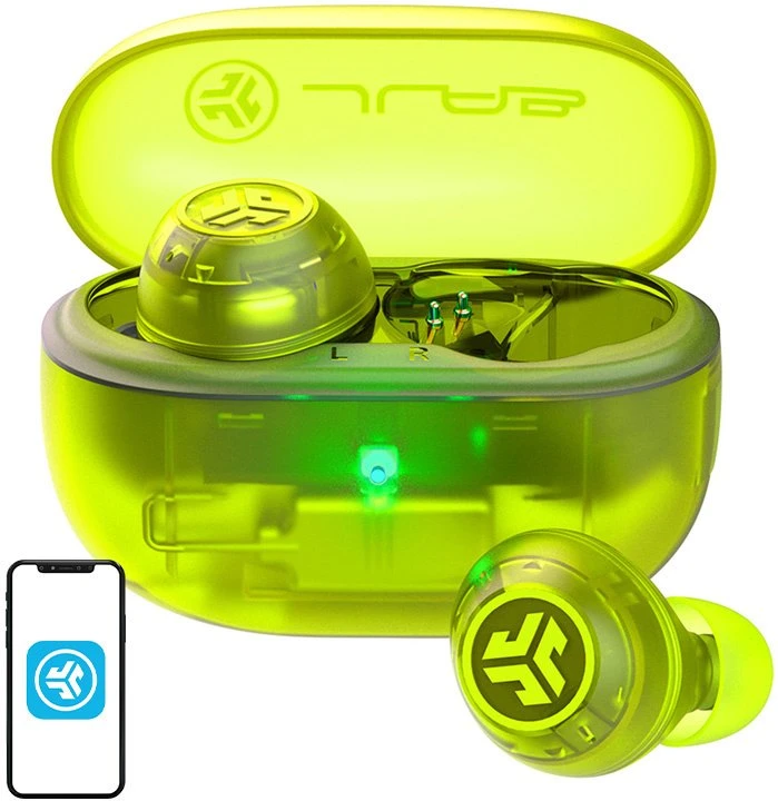 Ausinės 4kom.pl JLab Go Pop ANC Ausinių rinkinys True Belaidės Stereo (TWS) Douszny Połączenia/muzyka Bluetooth Morski, Permatomas