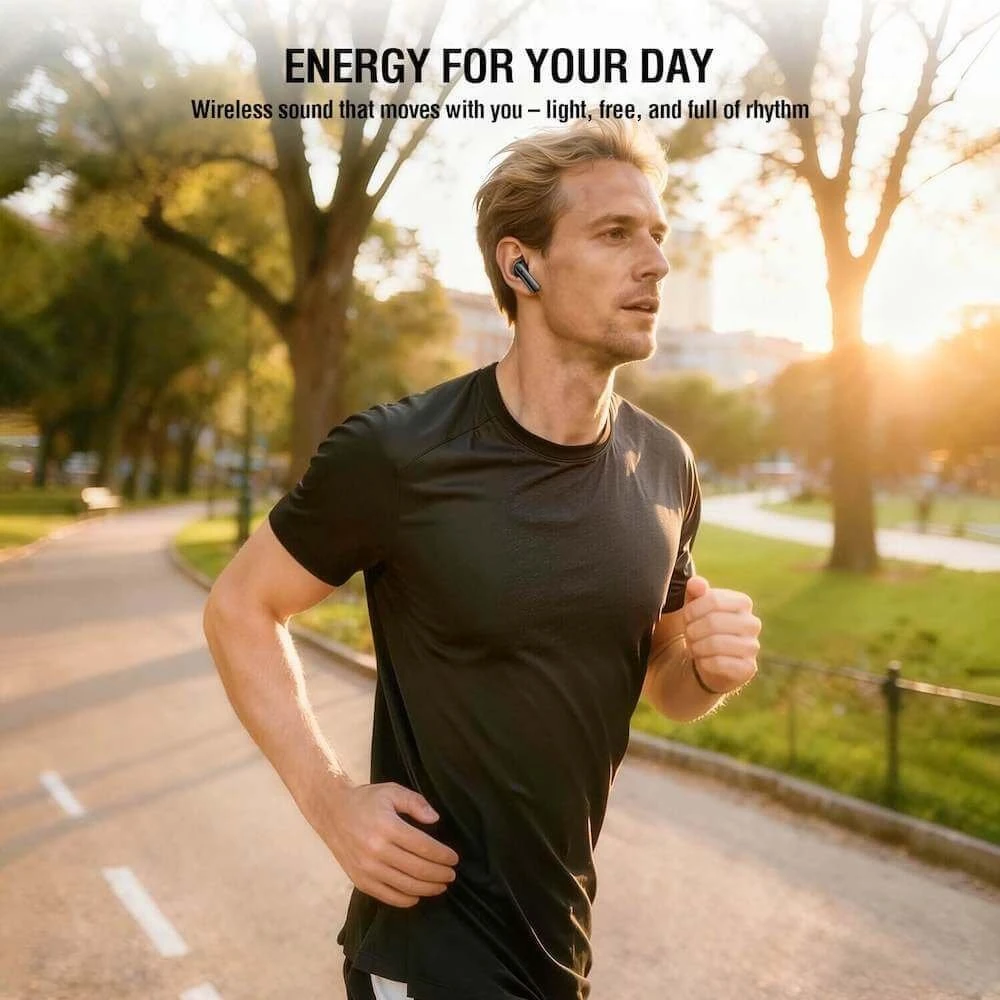 Ausinės 4smarts SkyBuds Air Juodas (541722)