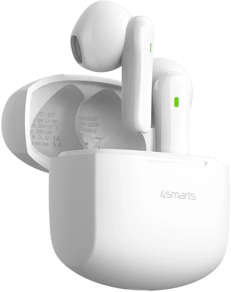 Ausinės 4smarts Belaidės Ausinės SkyBuds Air balta