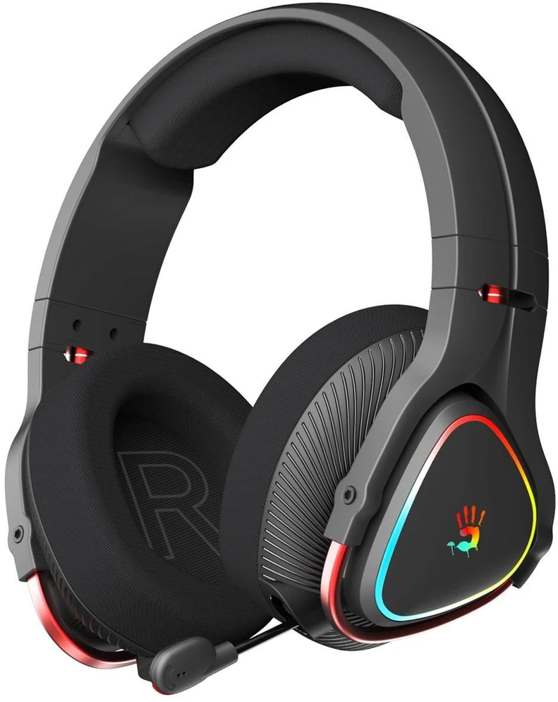 Ausinės A4Tech Bloody MR710 BT5.3+2.4G+su laidu juoda