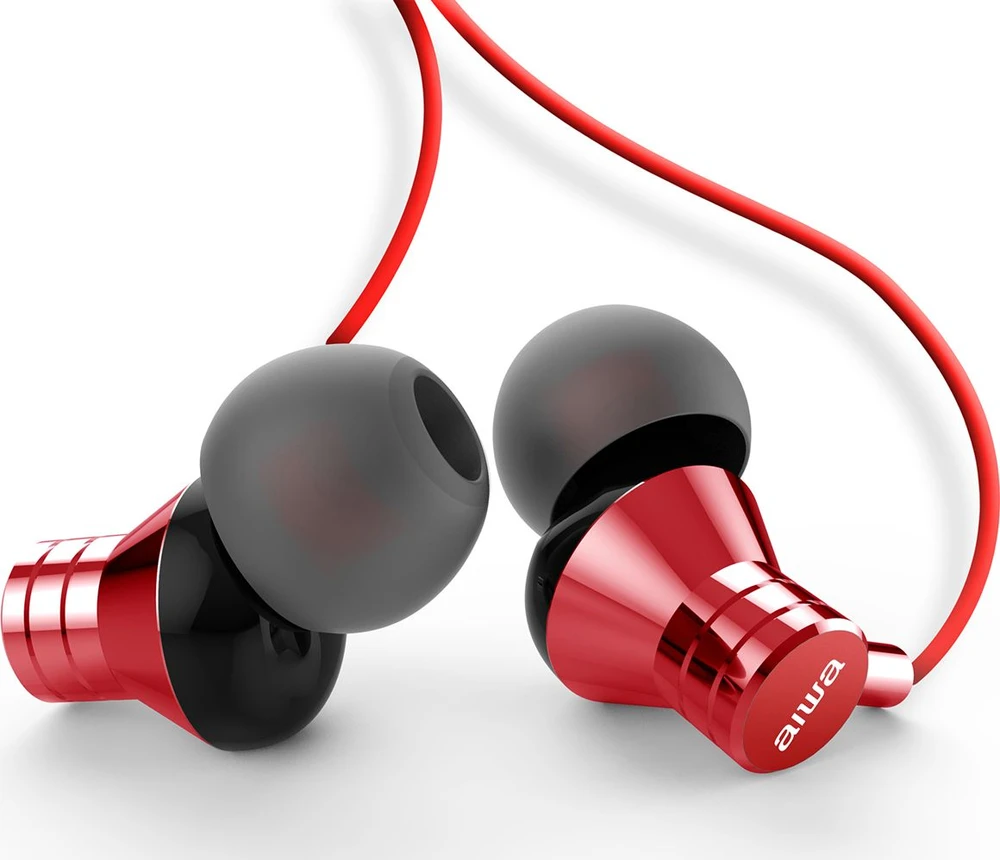 Ausinės Aiwa ESTM-50RD raudona