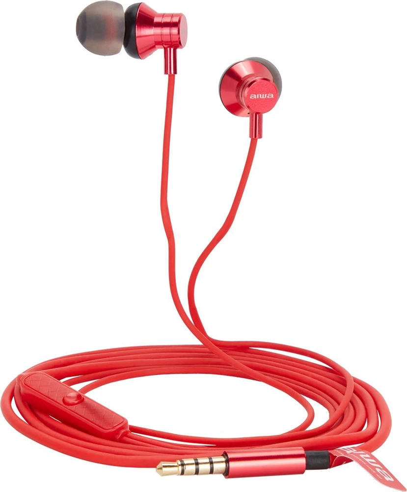 Ausinės Aiwa ESTM-50RD raudona