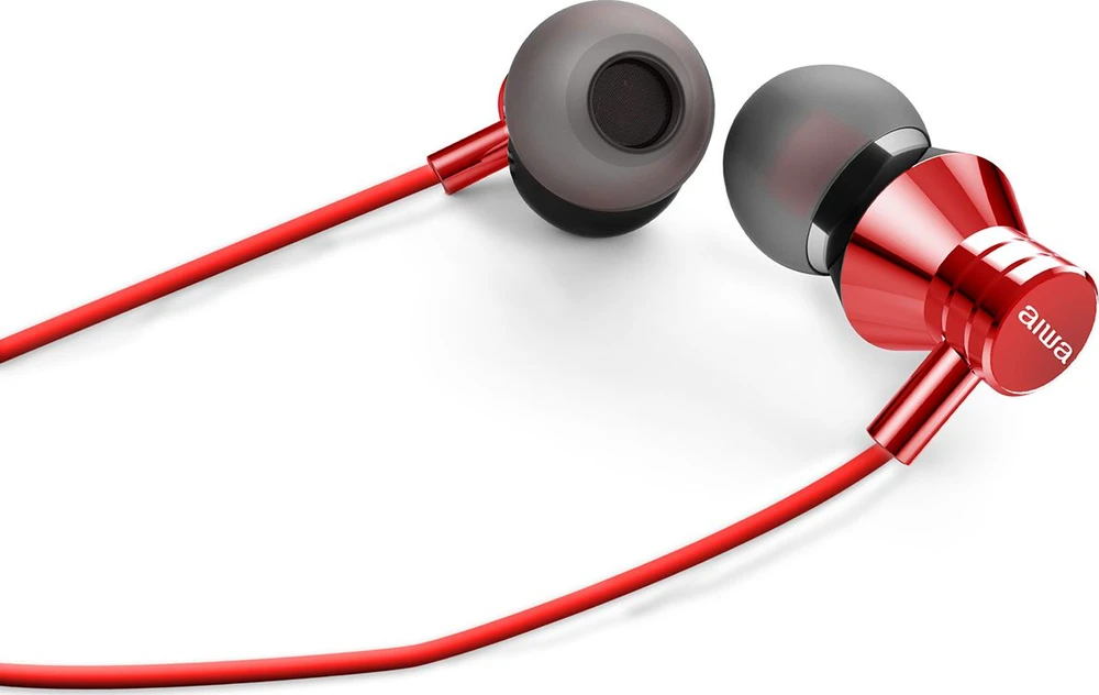 Ausinės Aiwa ESTM-50RD raudona