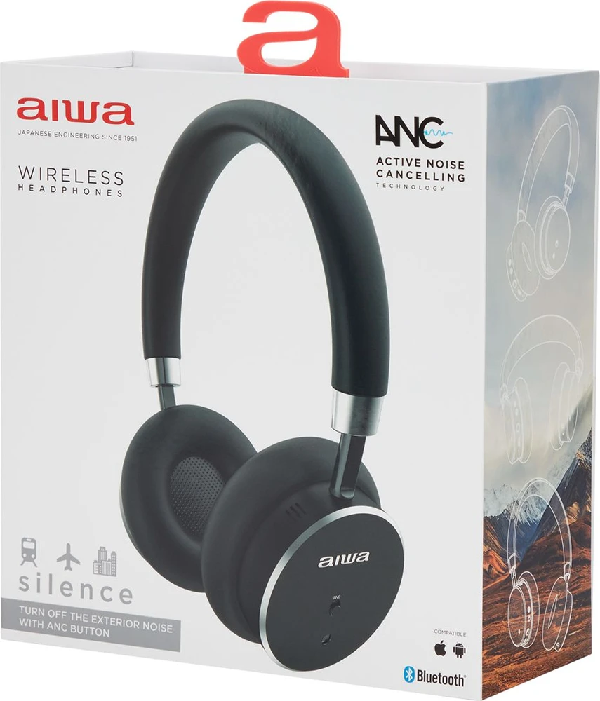 Ausinės Aiwa HSTBTN-800BK
