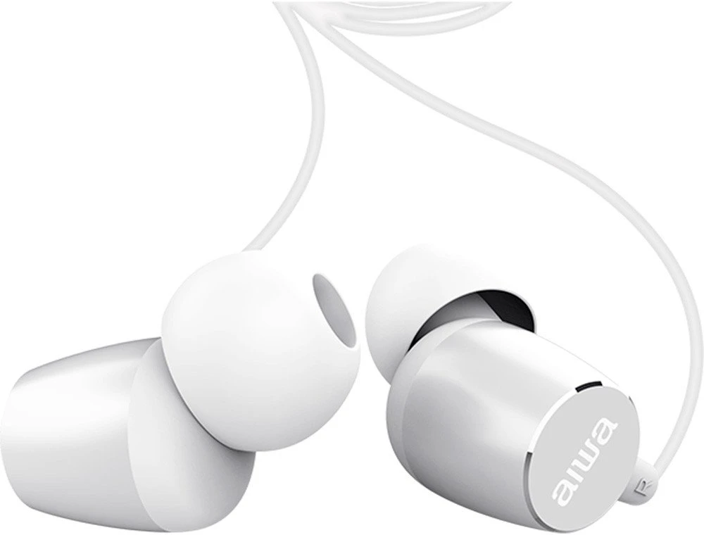 Aiwa ESTM-20WT ausinės su silikoniniais antgaliais