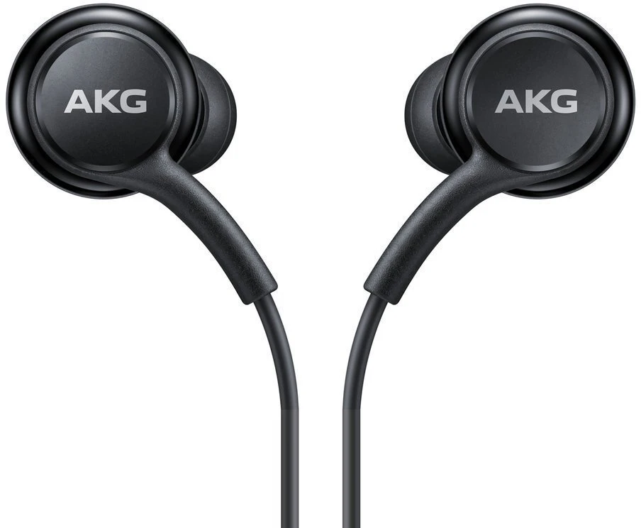 AUSINĖS SAMSUNG AKG USB-C JUODOS