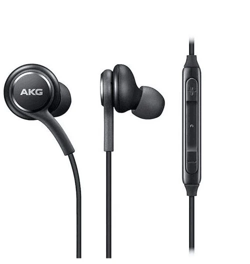 AUSINĖS SAMSUNG AKG USB-C JUODOS
