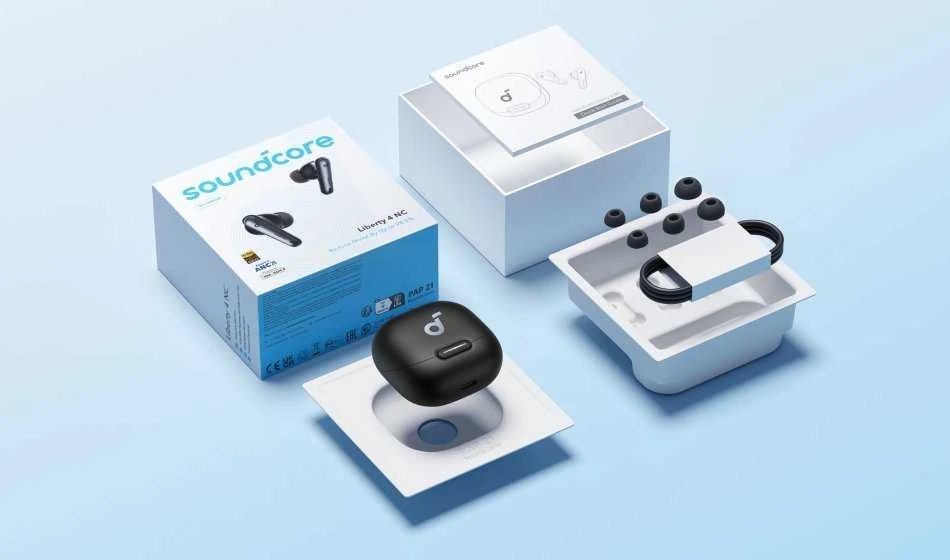 Belaidės ausinės Anker Soundcore Liberty 4 NC, Juodos