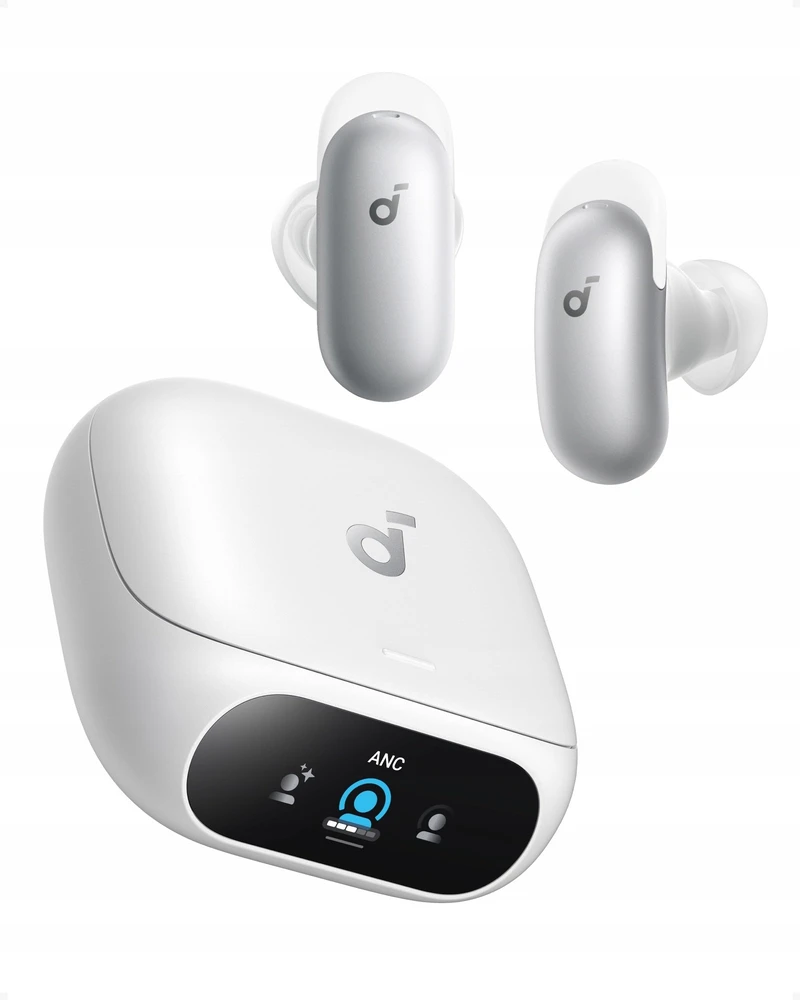 Belaidės ausinės „Anker Soundcore Liberty 5 Pro“, su ANC, baltos spalvos