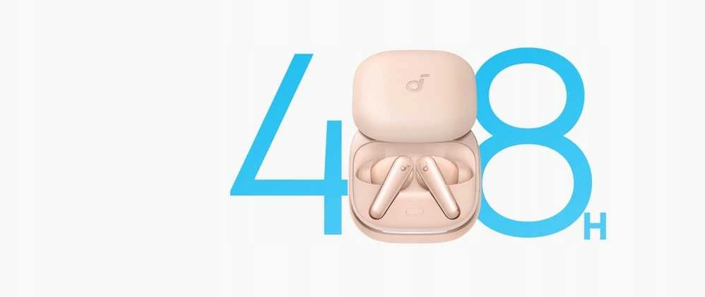 Belaidės ausinės Anker Soundcore Liberty 5, rausvai auksinės