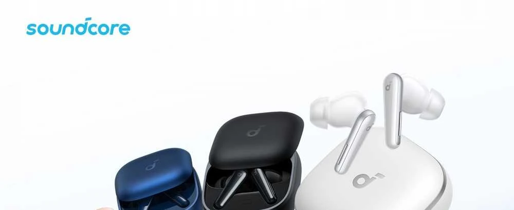 Belaidės ausinės Anker Soundcore Liberty 5, rausvai auksinės