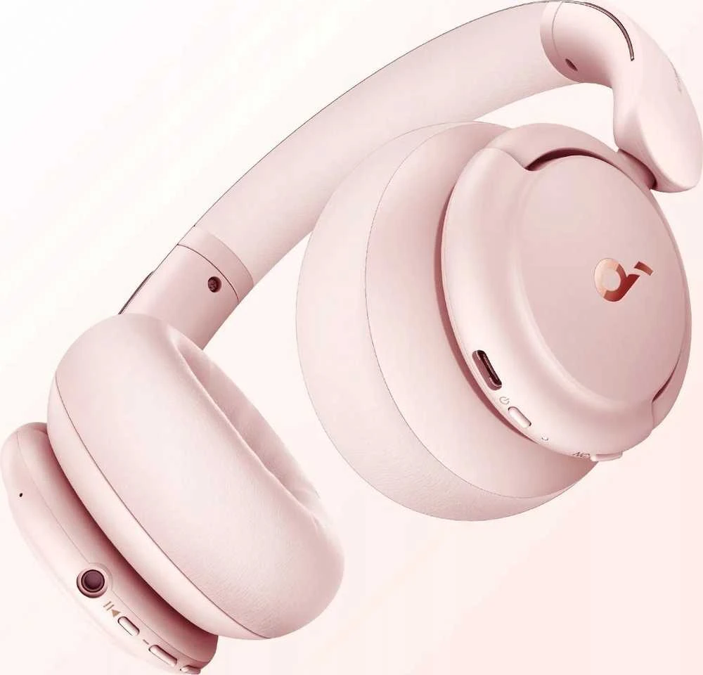 Belaidės ausinės Anker SoundCore Life Q30, Rožinės spalvos