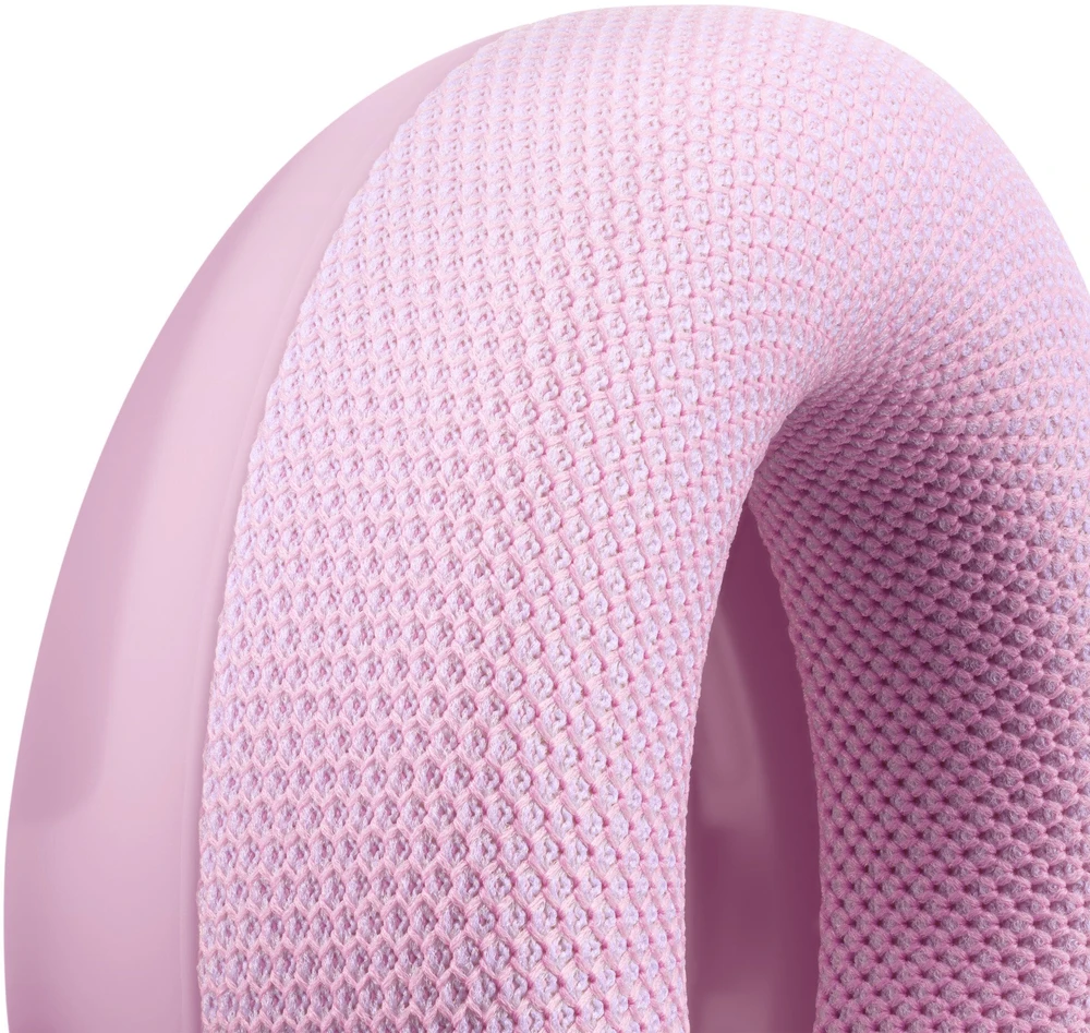 APPLE Beats 360 ausinės ant galvos – rožinės su rožinėmis Performance Knit pagalvėlėmis
