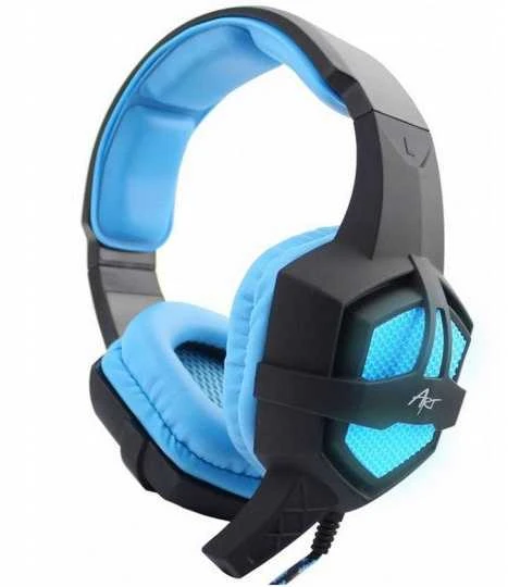 ART SLA FLASH ART GAMING Ausinės su mikrofonu FLASH illuminate
