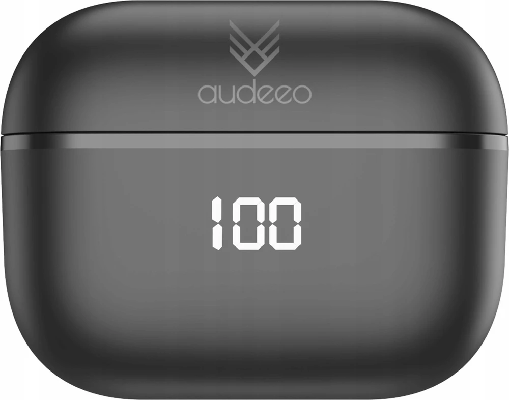 Audeeo Areopods ausinių dėklas su LED skaičiais