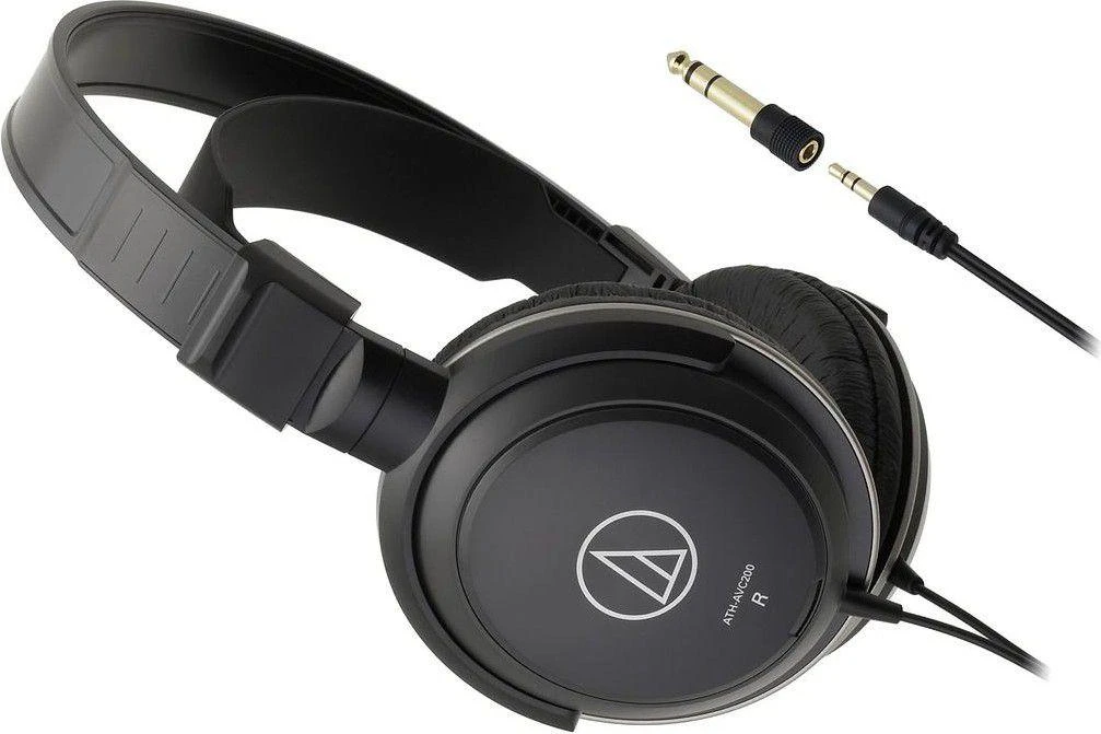 Audio-Technica ATH-AVC200 laidinės ausinės, 3,5 mm, Juodos spalvos