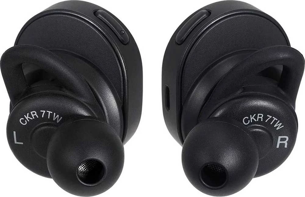 Audio-Technica ATH-CKR7TWBK belaidės TWS ausinės, Juodos spalvos