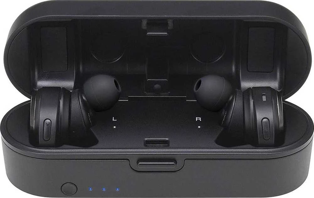 Audio-Technica ATH-CKR7TWBK belaidės TWS ausinės, Juodos spalvos