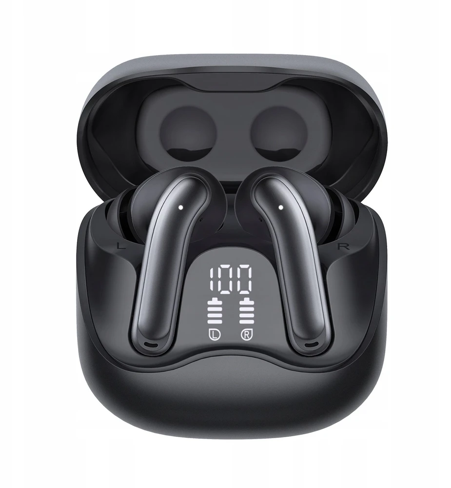 Audiocore belaidės ausinės, hybrid ANC, ENC, 6 microphones, įkrovimo dėklas, Tuya, AC591 PRO