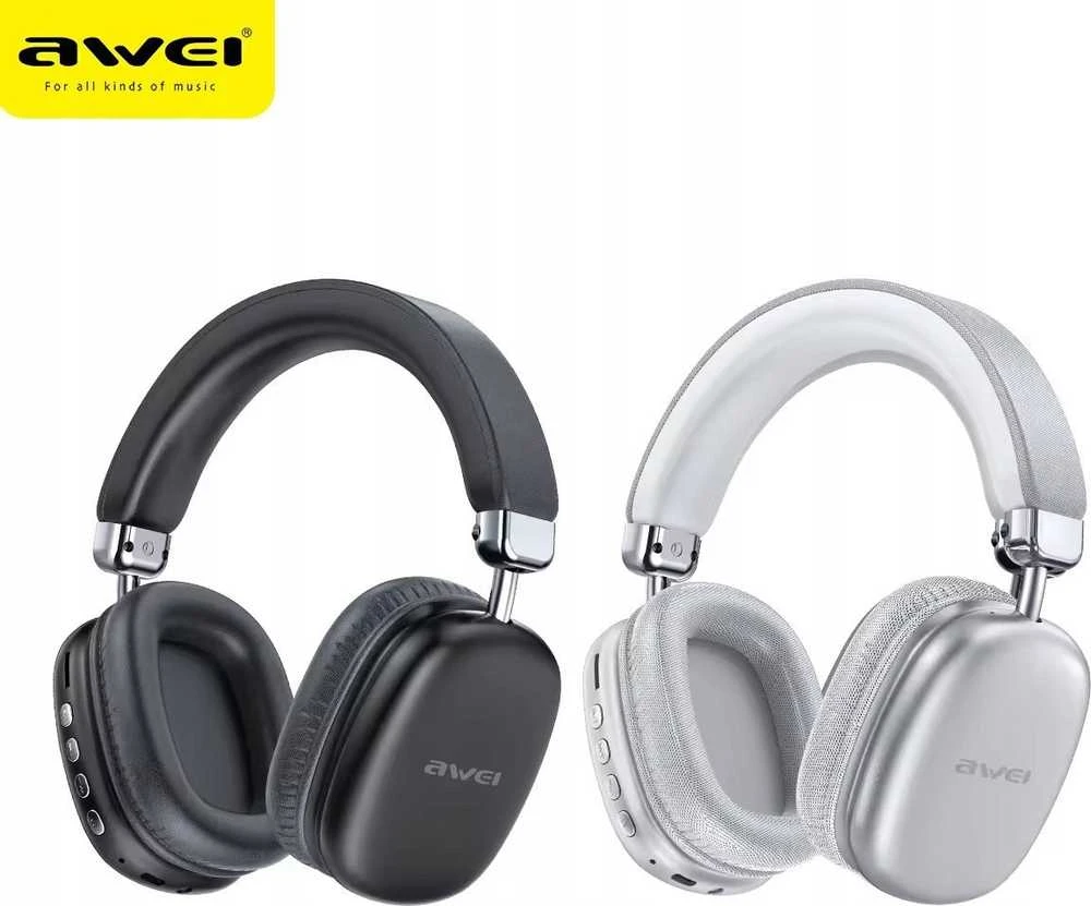 AWEI AT7 Bluetooth Ausinės juodos spalvos