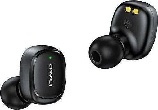 AWEI Bluetooth 5.1 T13 Pro TWS ausinės + docking station juodos spalvos