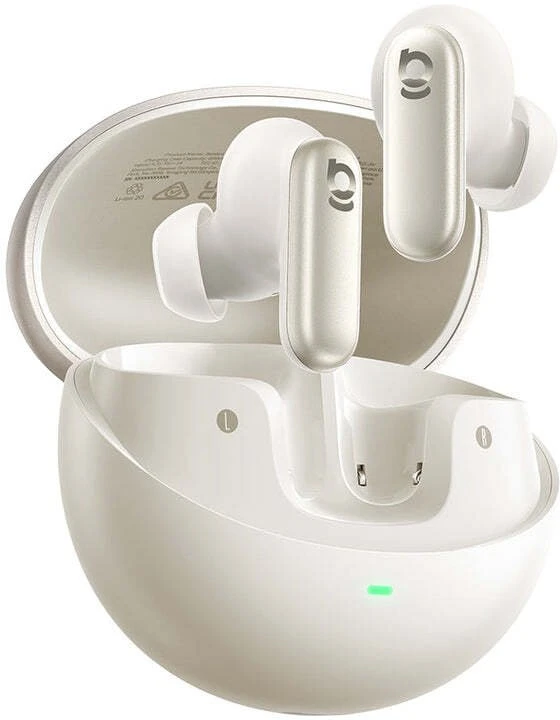 Baseus Belaidės Bluetooth 6.1 ausinės Inspire XP1 su įkrovimo dėklu ir triukšmo slopinimu, baltos