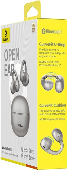 Ausinės Baseus Bowie MC1 Pro True Belaidės Earphones Natural Titanium