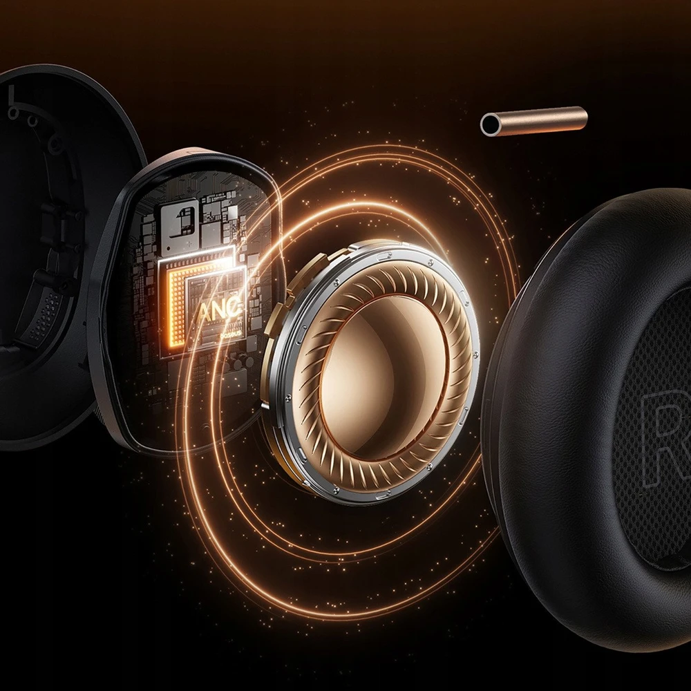 Ausinės „Baseus Inspire XH1 Sound by Bose Juoda“