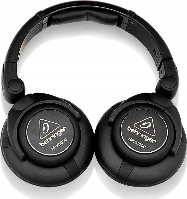 Behringer HPX6000 Ausinės be mikrofono ir ausinės su mikrofonu Vielinis Su lankeliu Juoda