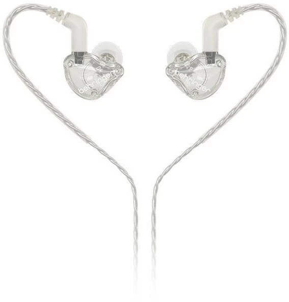 Ausinės Behringer MO240-CL PRO Earbuds Transparent