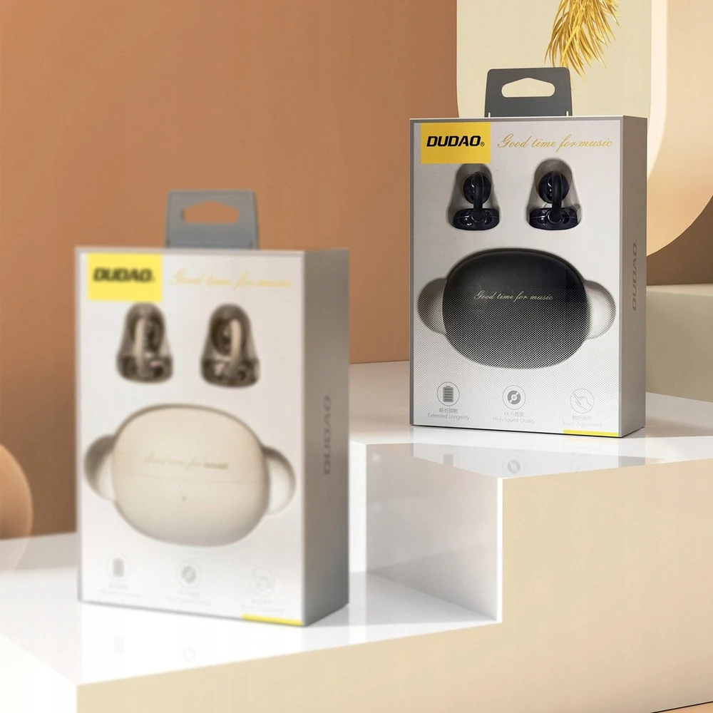 Dudao U20 TWS Bluetooth belaidės ausinės – juodos spalvos