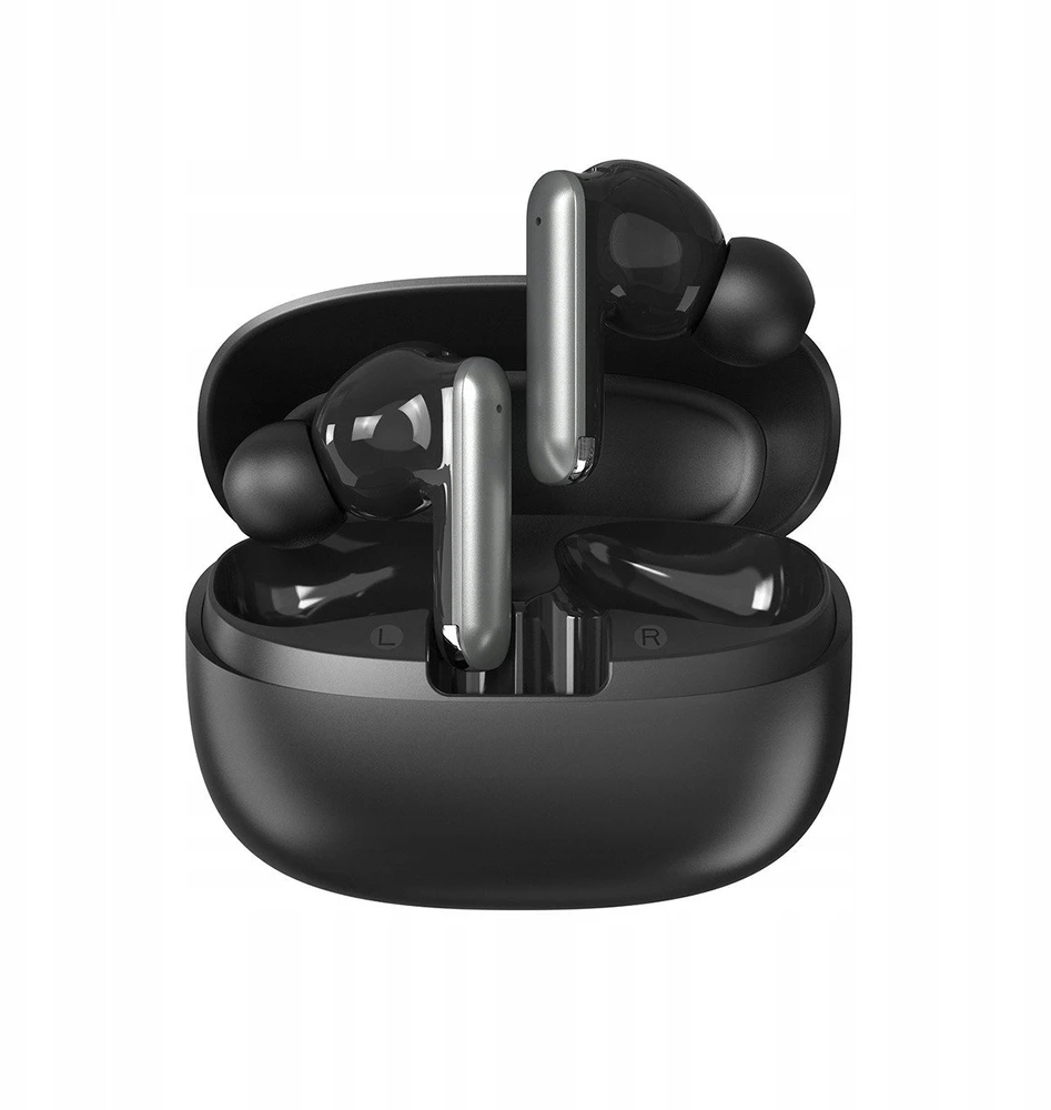 Dudao U21 TWS ANC ENC Bluetooth belaidės ausinės – juodos spalvos