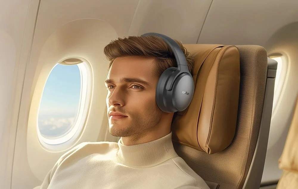 Ausinės Earfun Tune Pro Juodas