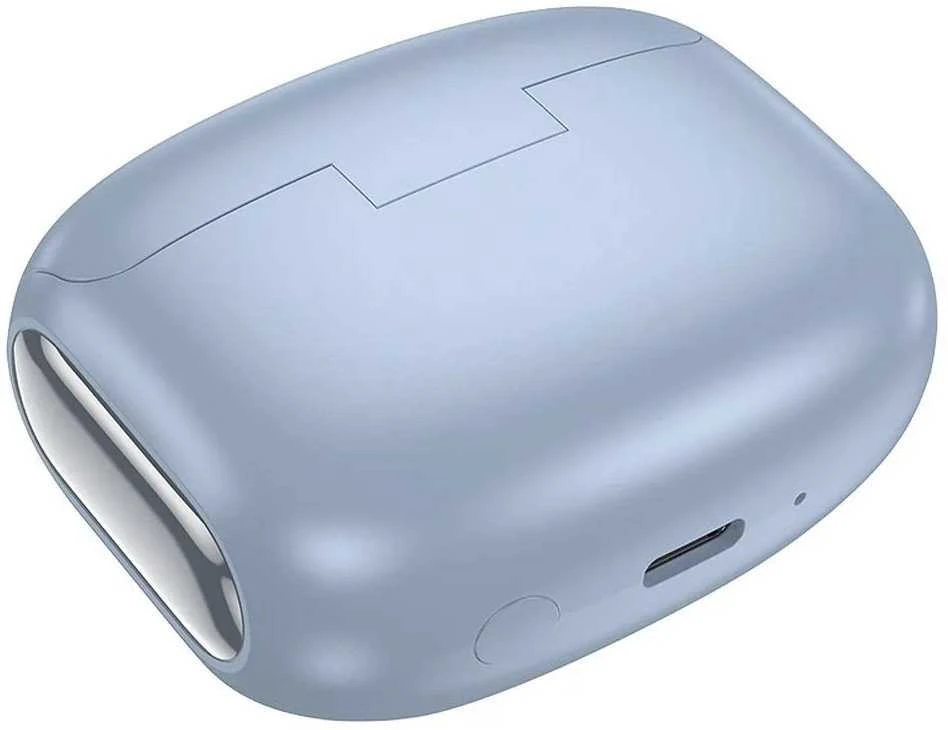 HOCO belaidės ausinės bluetooth su touch screen TWS ANC + ENC EQ21 mėlynas star