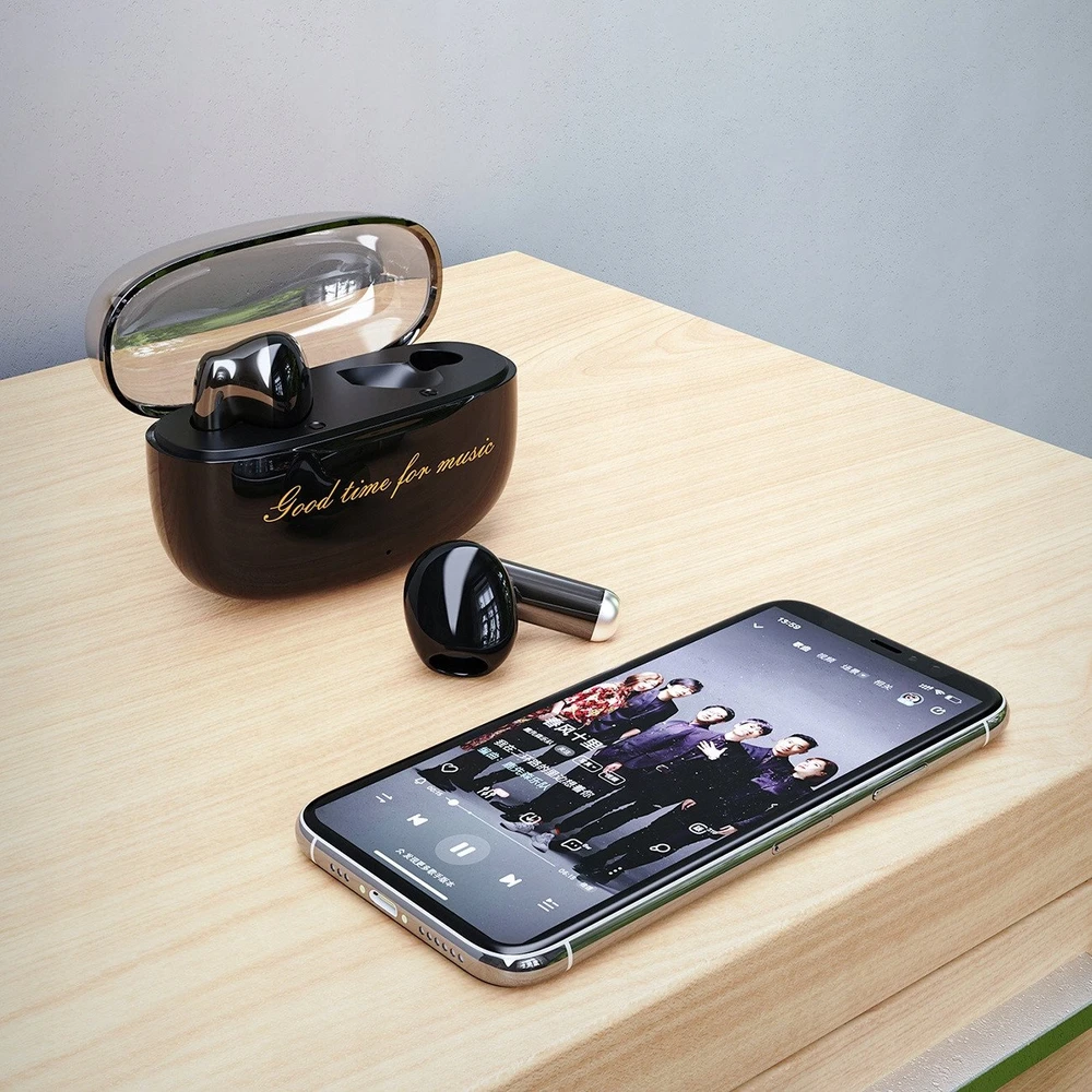 Dudao U8 TWS Belaidės In-Ear ausinės – juodos spalvos