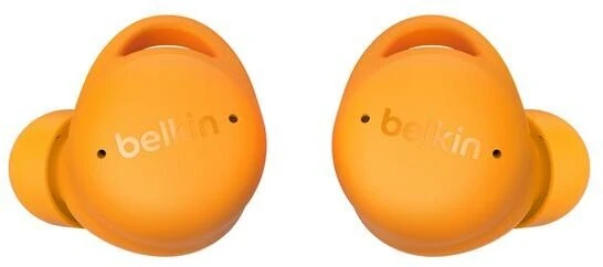 Belkin Soundform Isolate triukšmą slopinančios oranžinės ausinės AUC017hqOG