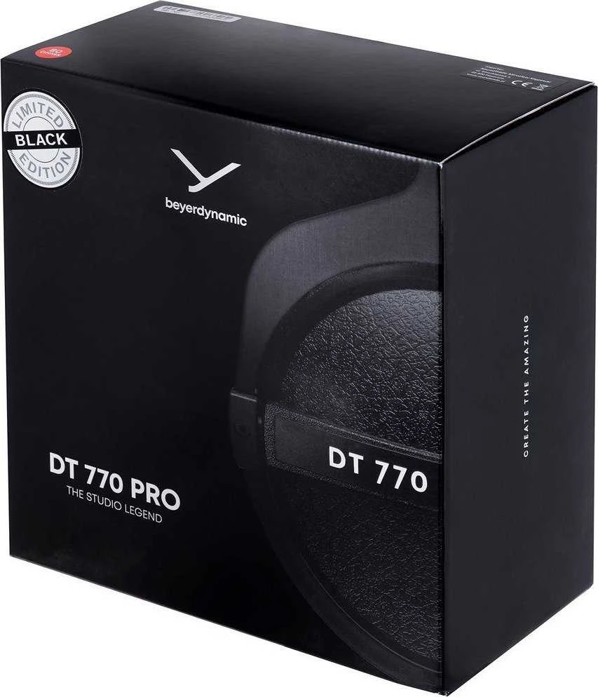 Beyerdynamic DT 770 Pro Juodas Limited Edition - closed studio ausinės