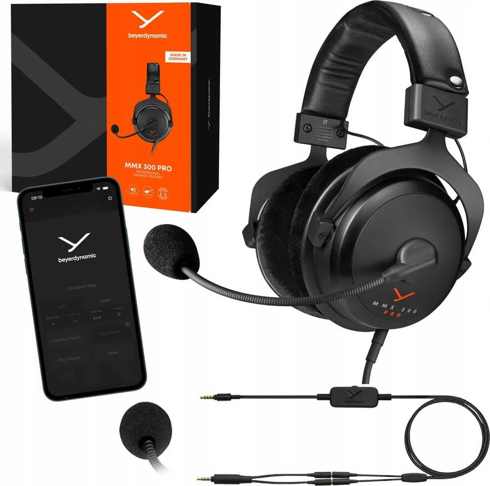 Beyerdynamic MMX 300 Pro Laidinės žaidimų ausinės | Closed-Back | 3.5 mm, Juodos spalvos