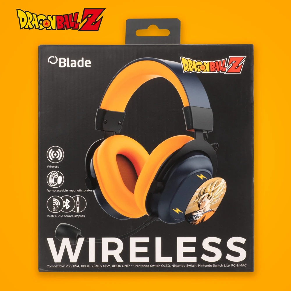 Carruzzo Blade DB2001 Ausinės be mikrofono ir ausinės su mikrofonu Laisvų rankų įranga Vielinis ir Bevielis Su lankeliu Žaidimams C tipo USB Bluetooth Juoda, Pilka, Oranžinė