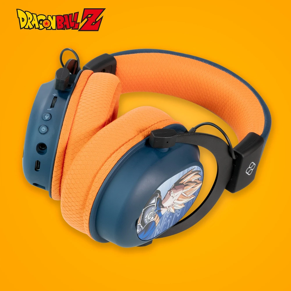 Carruzzo Blade DB2001 Ausinės be mikrofono ir ausinės su mikrofonu Laisvų rankų įranga Vielinis ir Bevielis Su lankeliu Žaidimams C tipo USB Bluetooth Juoda, Pilka, Oranžinė