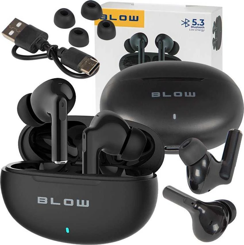 BLOW Earbuds BTE600 Juodas ausinės