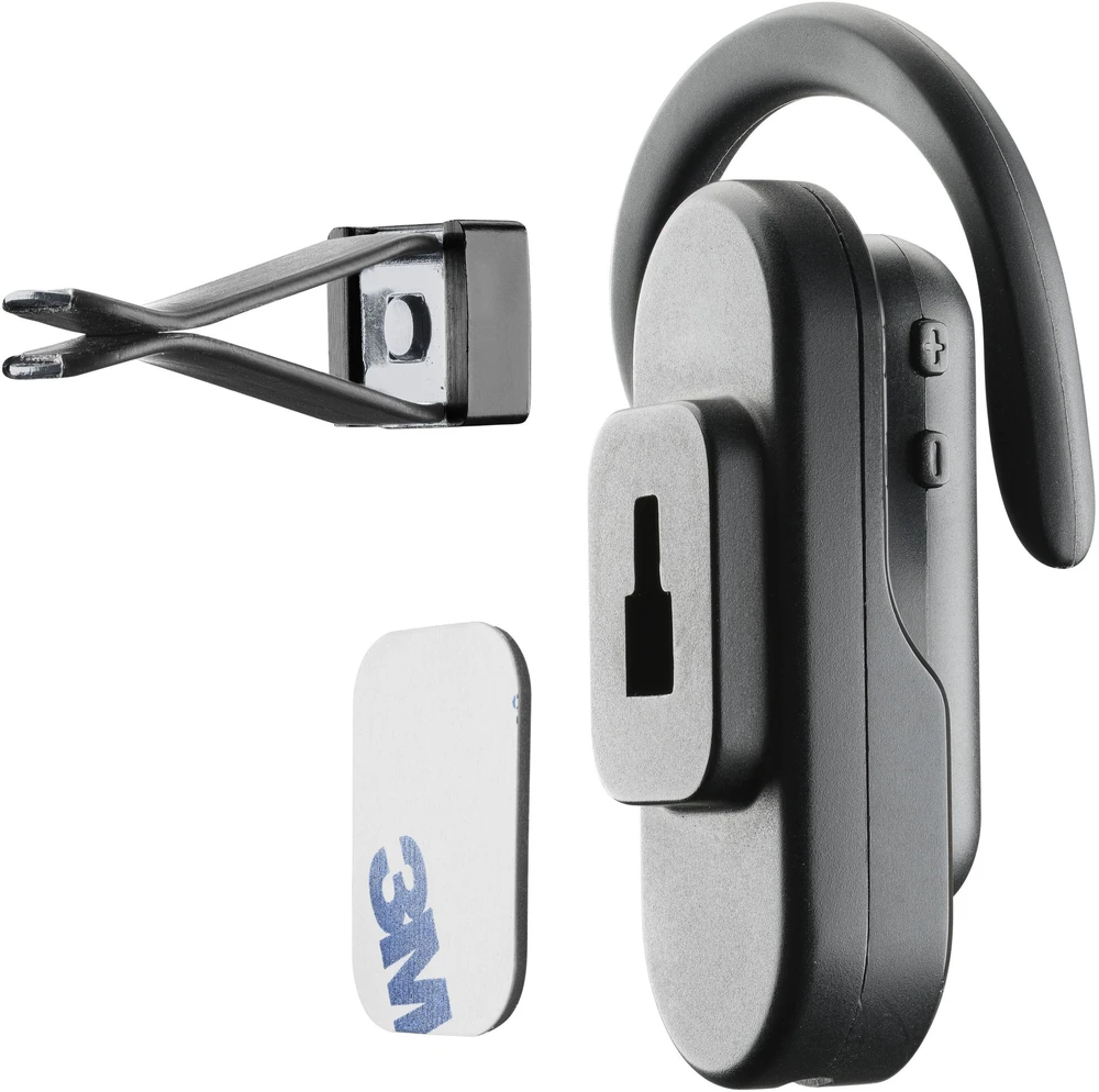 Cellular Line Ausinės Bluetooth ausinės Cellularline CAR FLAT w tym stacja ładująca automobiliui juoda