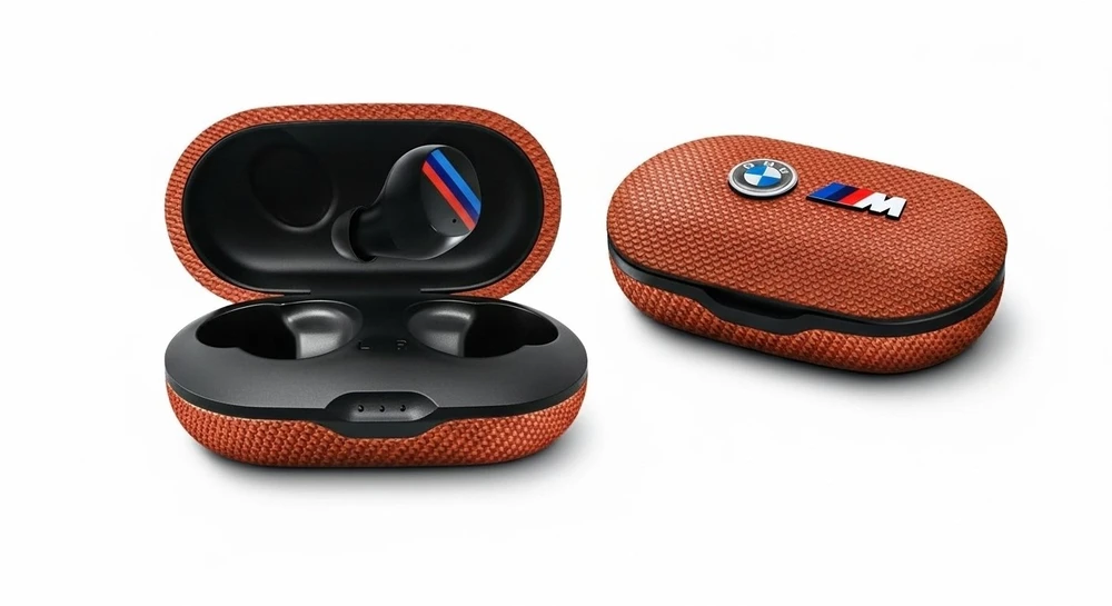 Belaidės ausinės ENC BMW TWS Metal Logo BMW001144 oranžinis