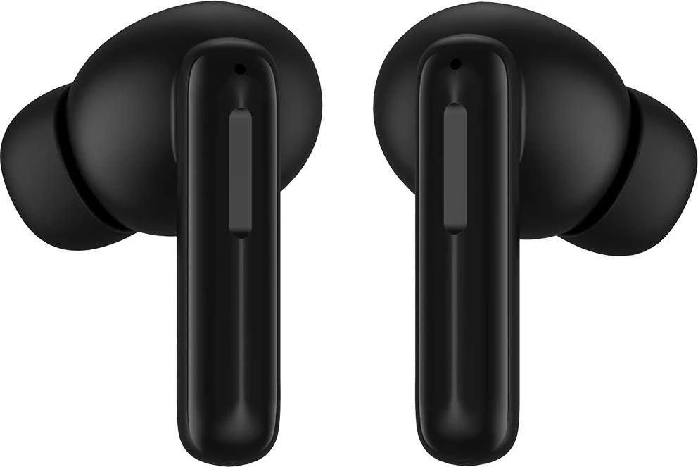 Boompods Bassline Hush juodos ausinės priekiniu kampu