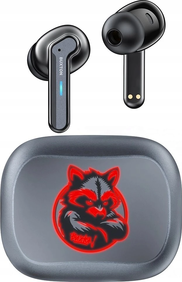 Buxton BTW 8200 Racoon - į ausis įkišamos belaidės ausinės with įkrovimo dėklas, baltas
