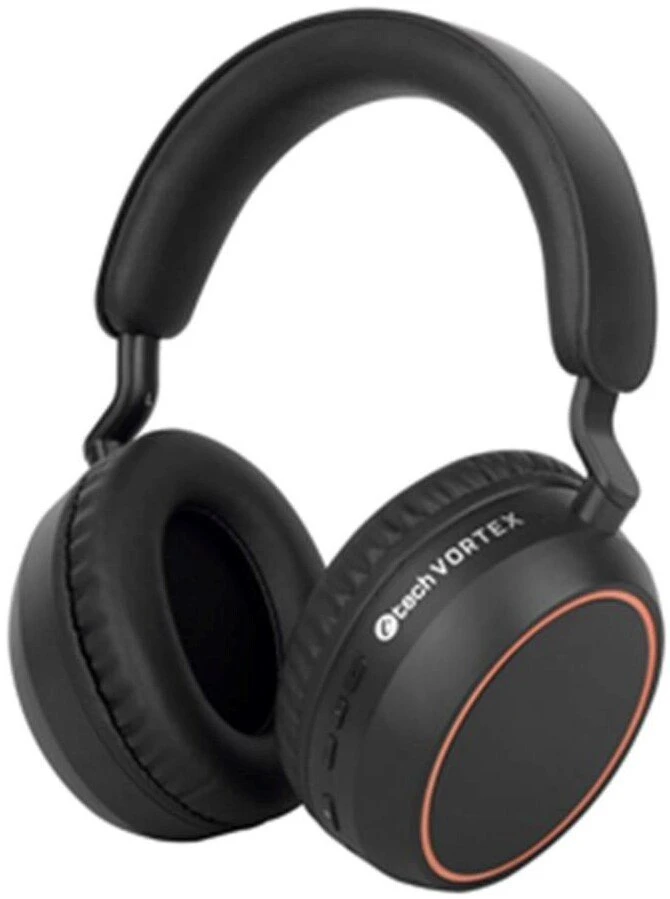 C-Tech Vortex BHS-01 juodos ausinės su vario detalėmis