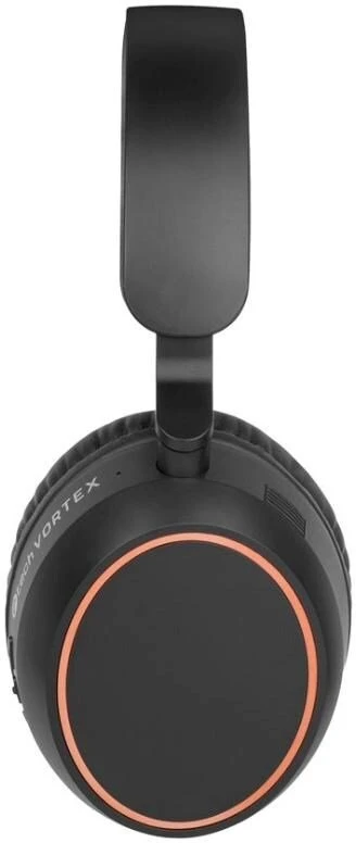 C-Tech Vortex BHS-01 juodos ausinės su rožiniu žiedu