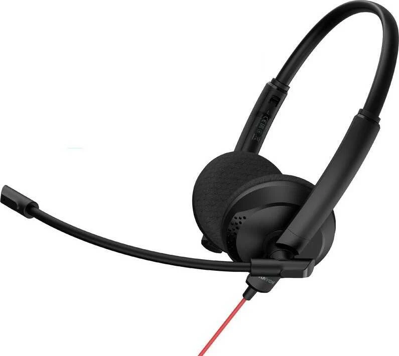 CANYON PC ausinės HS-07 PC Mic 3.5/USB Flat 2.8m Juodas